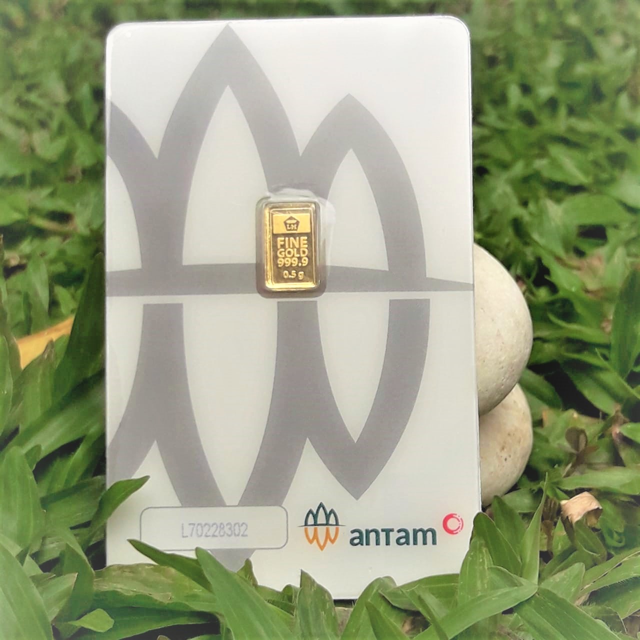 LOGAM MULIA EMAS ANTAM CERTICARD 0.5 GRAM 0.5 gram