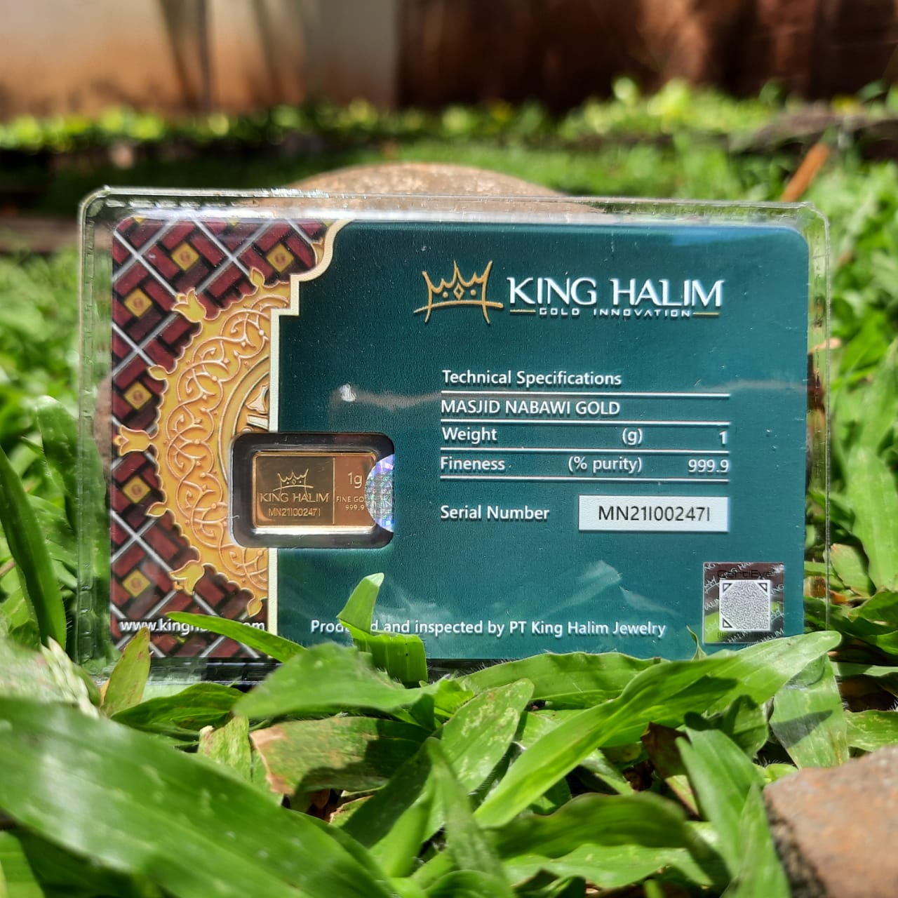 KING HALIM MASJID NABAWI 1 GRAM 1 gram