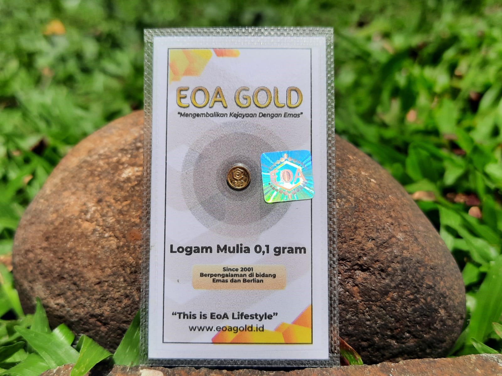 EOA GOLD ~ 0.1 GRAM 0.1 gram