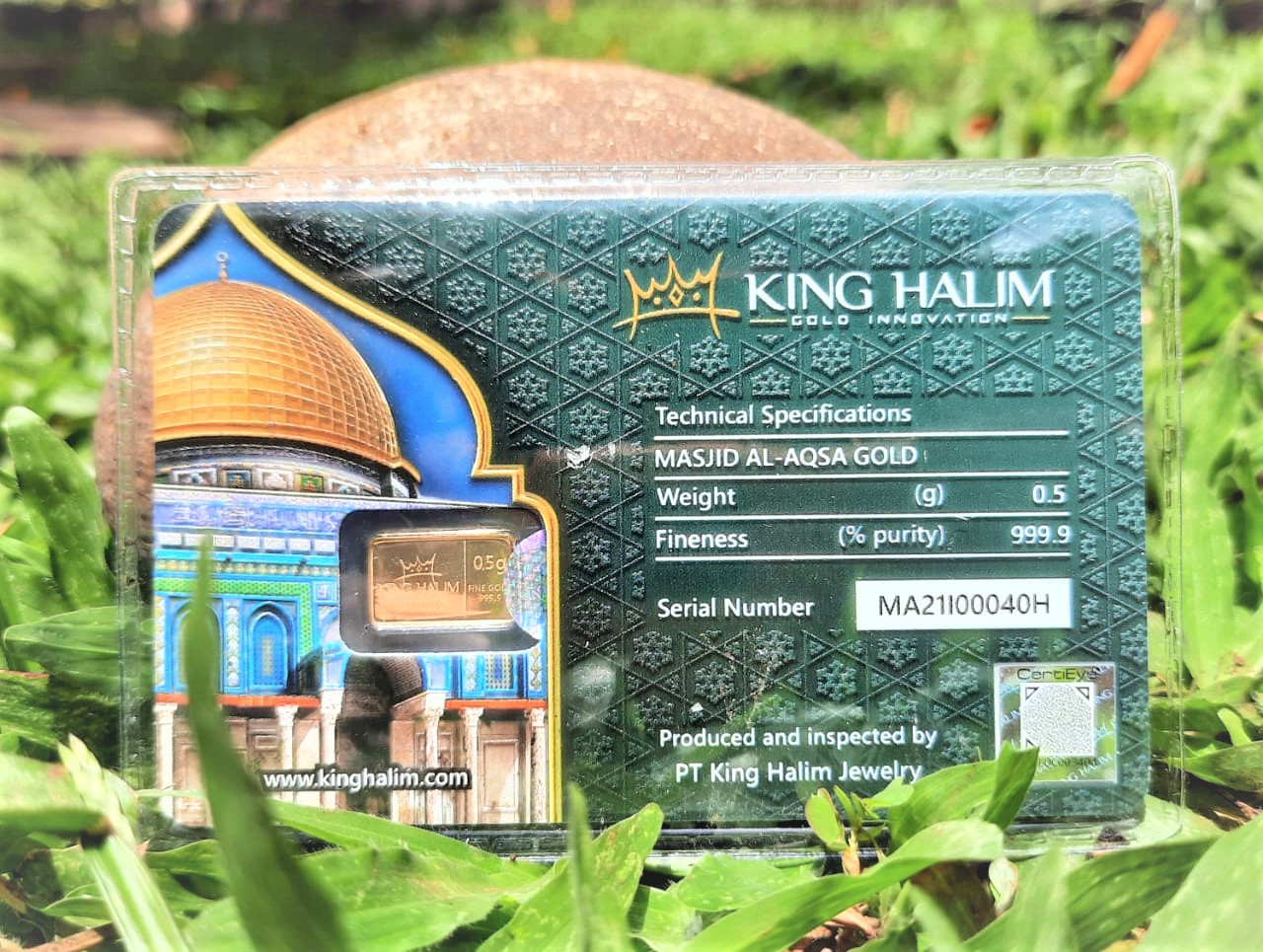 KING HALIM MASJID AQSO ~ 0.5 GRAM 0.5 gram