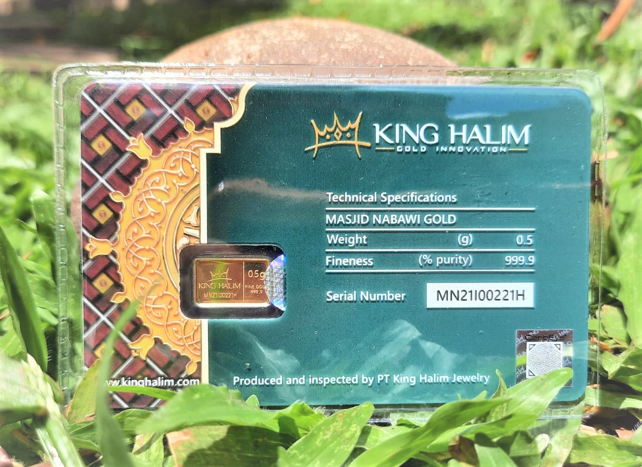 KING HALIM MASJID NABAWI ~ 0.5 GRAM 0.5 gram