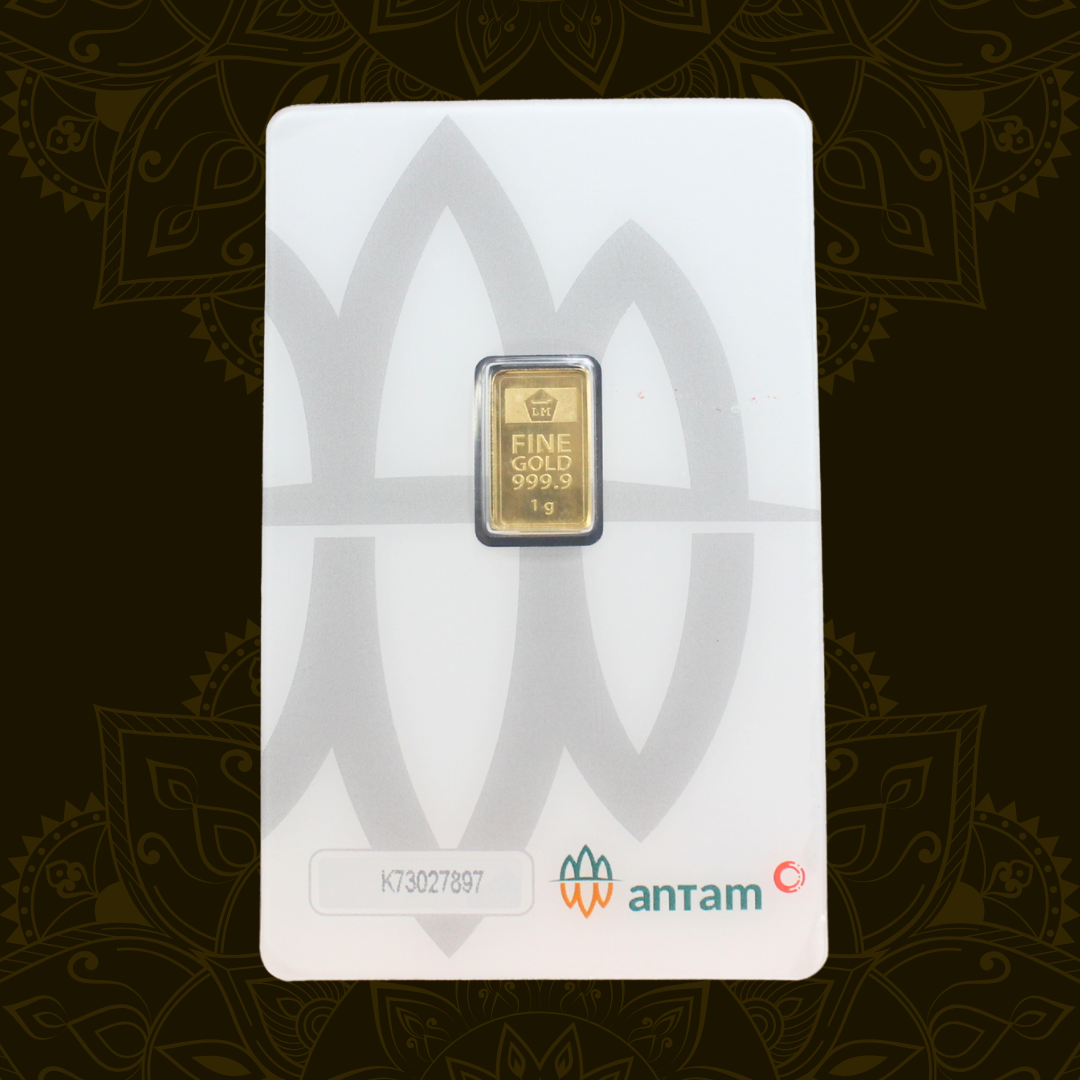LOGAM MULIA EMAS ANTAM CERTICARD 1 GRAM 1 gram