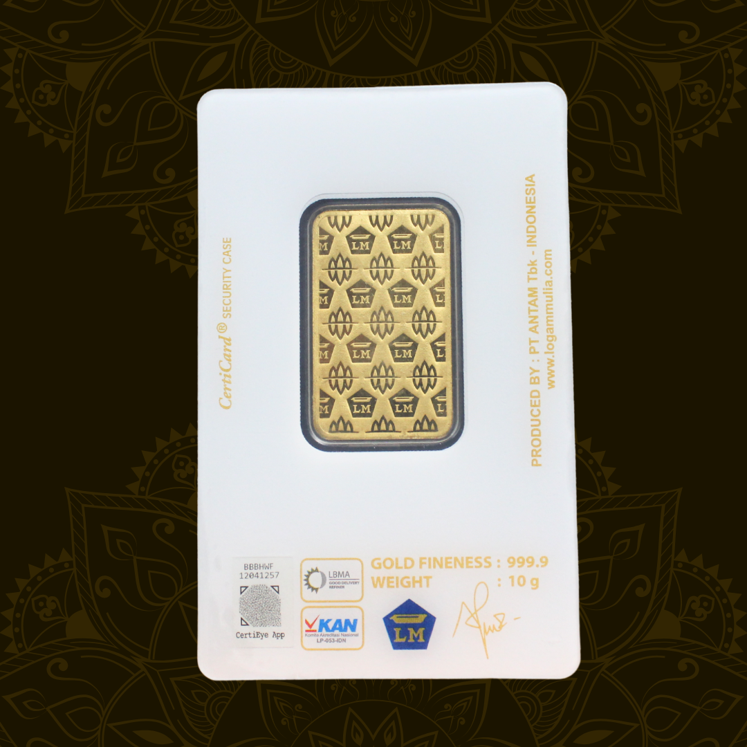 LOGAM MULIA EMAS CERTICARD 10 GRAM 10 gram