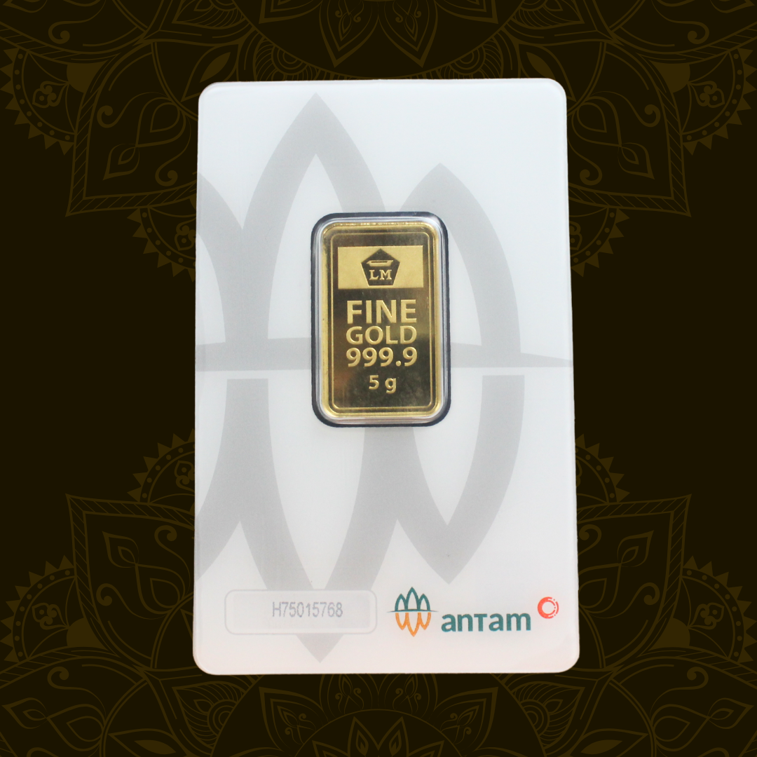 LOGAM MULIA EMAS ANTAM CERTICARD 5 GRAM 5 gram