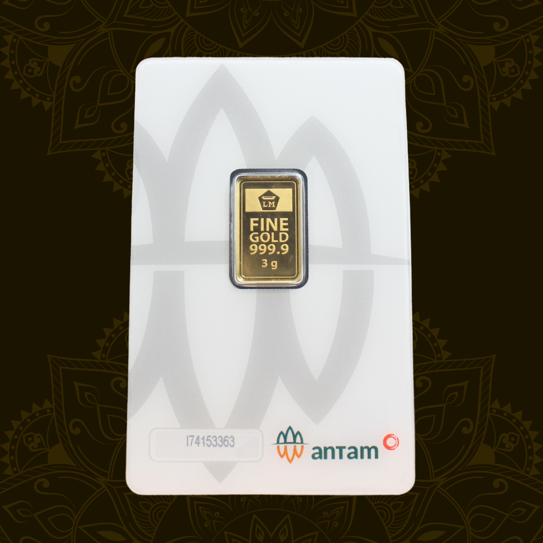 LOGAM MULIA EMAS ANTAM CERTICARD 3 GRAM 3 gram